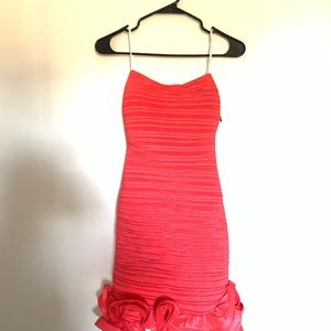 Brand new coral dress strapless